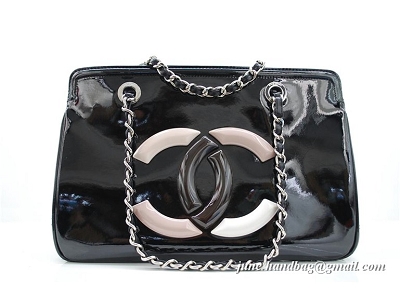 Best Chanel Lipstick CC logo Shoulder Bag 36041 Black On Sale